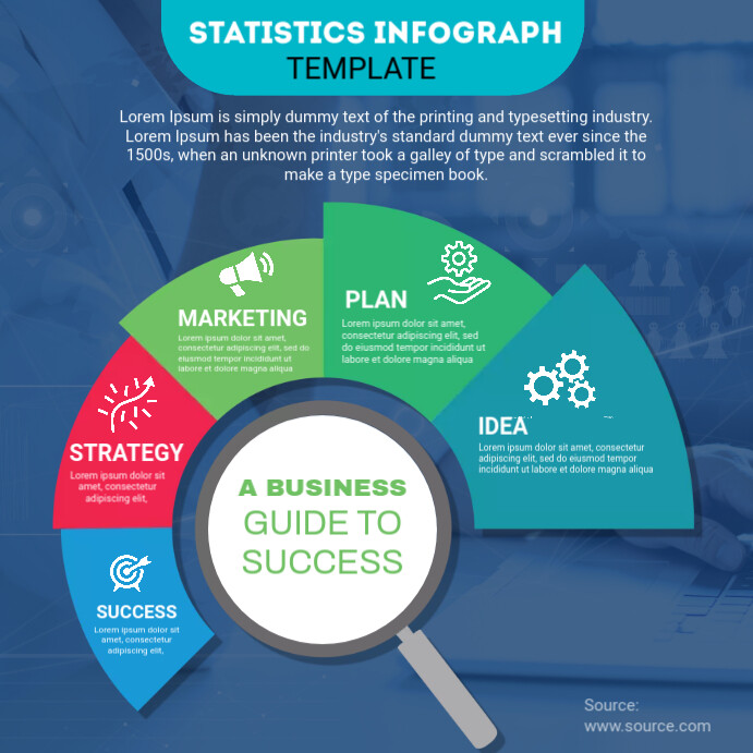 Statistic Post Statistics Infographic Design Template | PosterMyWall