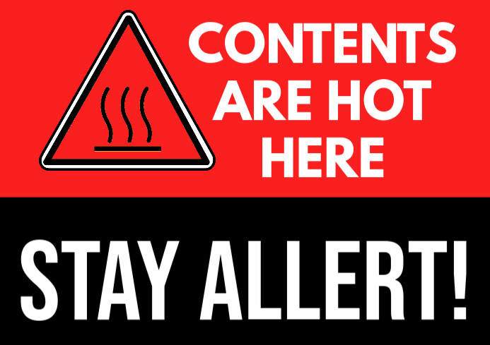 stay alert Template | PosterMyWall