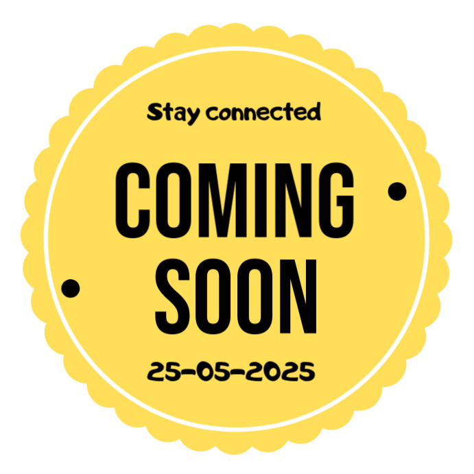 Stay connected coming soon Instagram na Post template