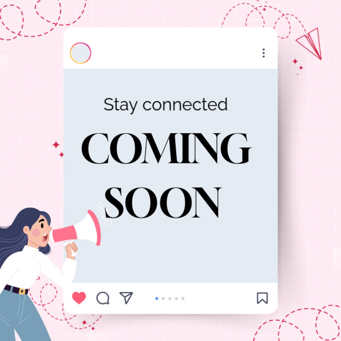 Stay connected coming soon Template | PosterMyWall