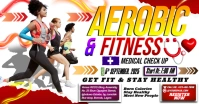 Stay Fit With Aerobic Fitness Image partagée Facebook template