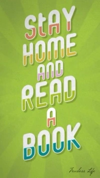 Stay home coronavirus funny poster flyer Instagram 快拍 template