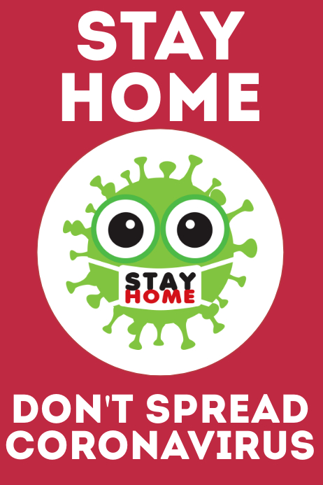 Copy of Stay home poster design template PosterMyWall Copy of Stay home poster design template PosterMyWall