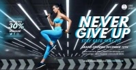Stay Safe and Stay Fitness ads Facebook Event Cover template