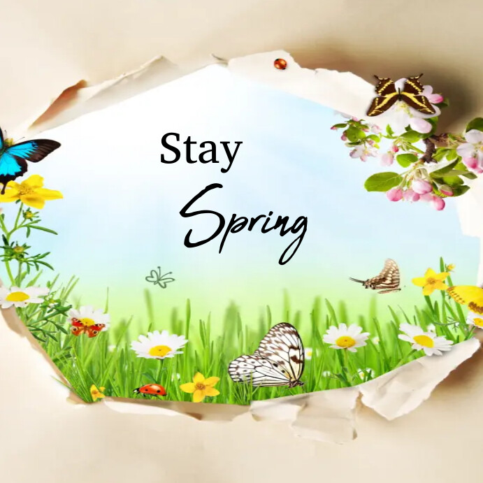 Stay spring Template | PosterMyWall