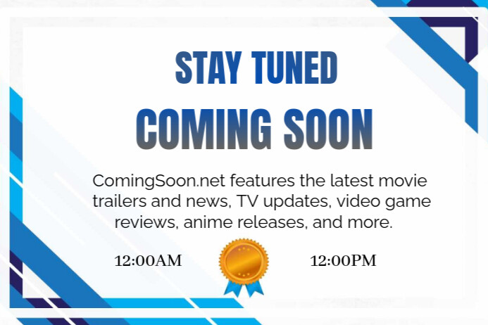 Stay tuned coming soon Etiket template
