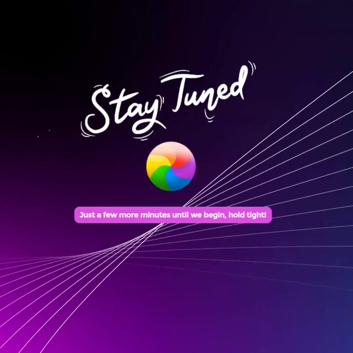 stay tuned Template PosterMyWall