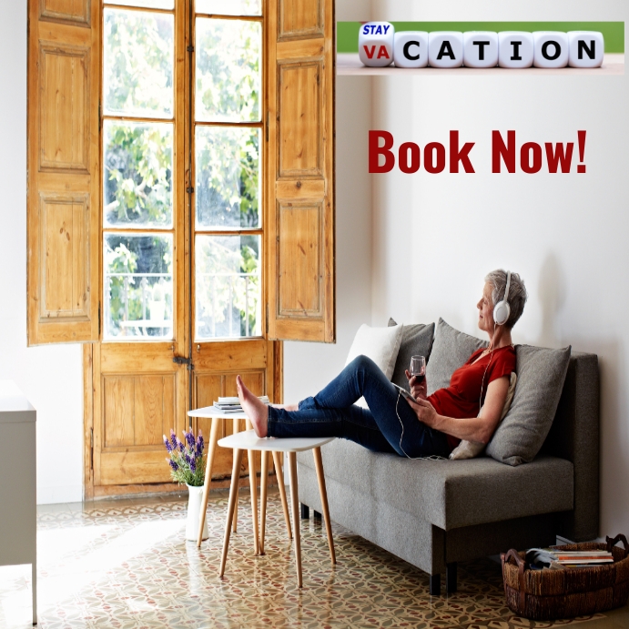 Staycation Backdrop Staycation Template | PosterMyWall