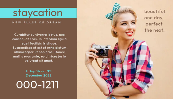 Staycation Templates | PosterMyWall