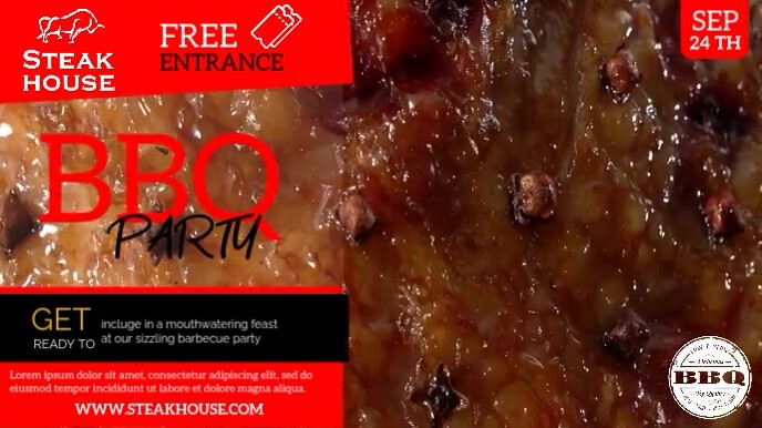 steak Digital Display (16:9) template