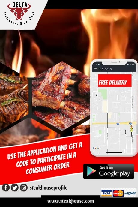STEAK Poster template