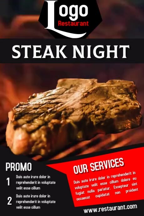 STEAK Poster template
