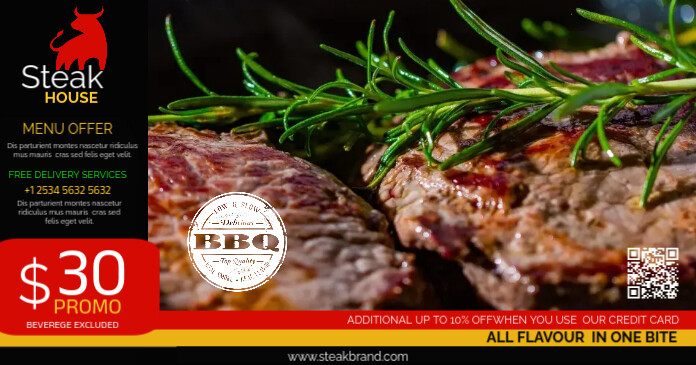 steak Facebook 共享图片 template