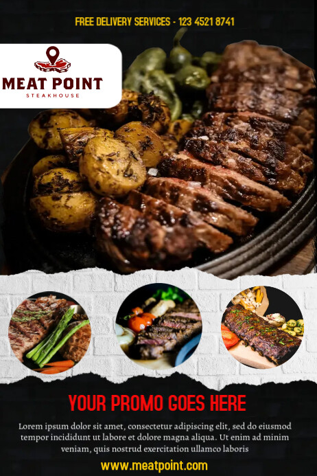 steak house Template | PosterMyWall