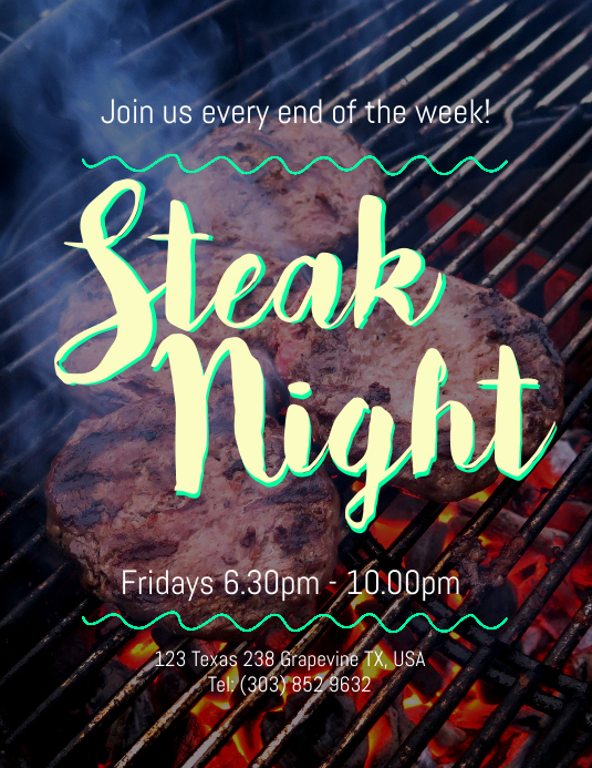 u of c template letter Night Flyer Template Steak PosterMyWall u of c template letter Night Flyer Template Steak PosterMyWall