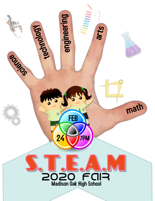 STEM, education, school, college, summer camp, math Template | PosterMyWall