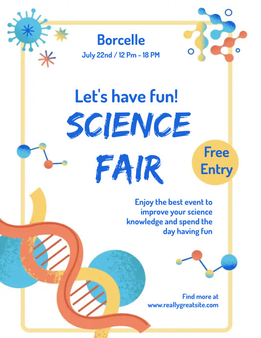 Plantilla de Stem Science Flyer Template | PosterMyWall