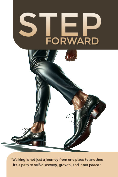 Copy of Step forward | PosterMyWall
