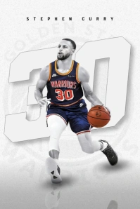 Steph Curry Poster Design Templates