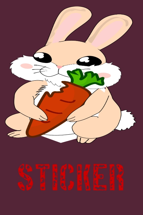 sticker Template | PosterMyWall