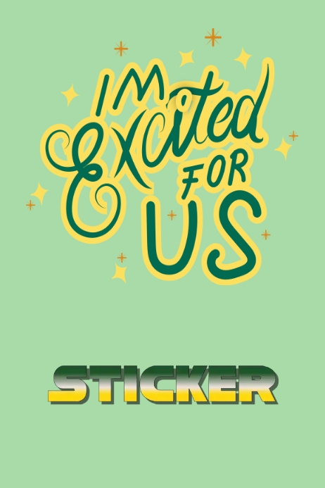 sticker Template | PosterMyWall