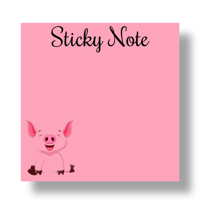 Sticky Note Template | PosterMyWall