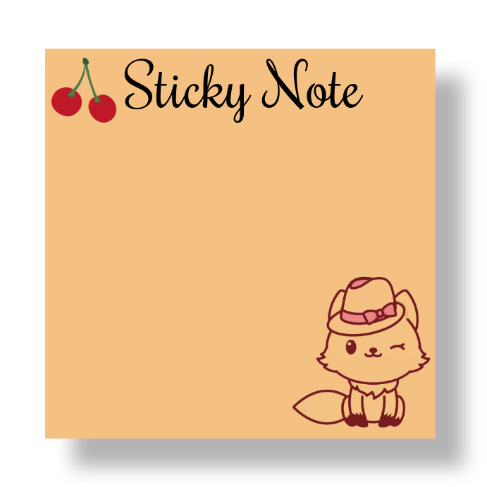 Sticky Note Template | PosterMyWall