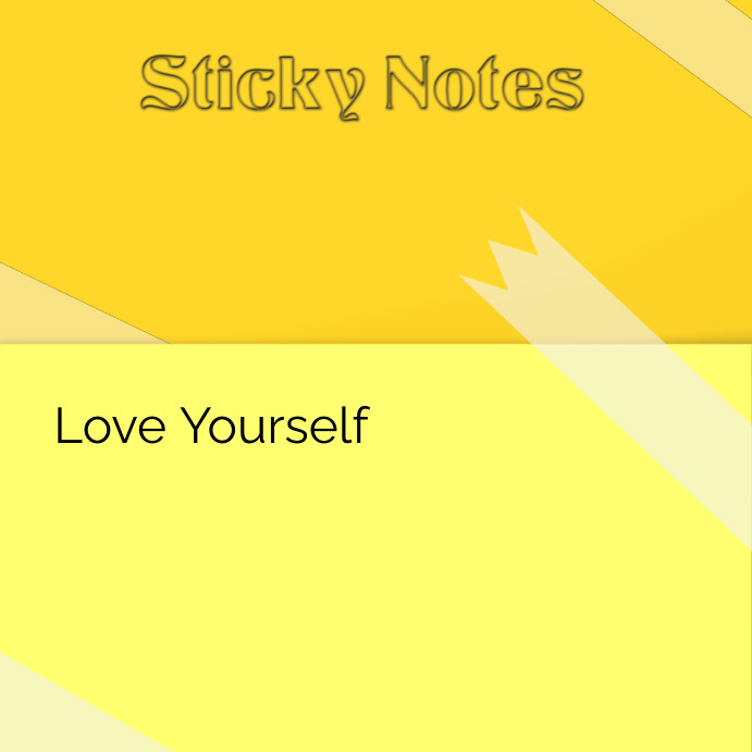 Sticky Notes Template | PosterMyWall