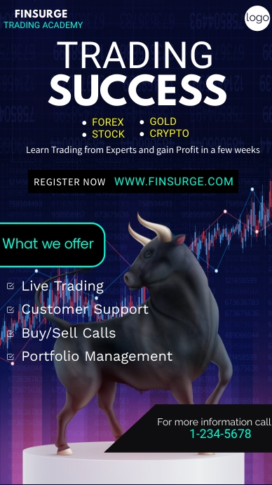 Stock Market Advertisement Template | PosterMyWall