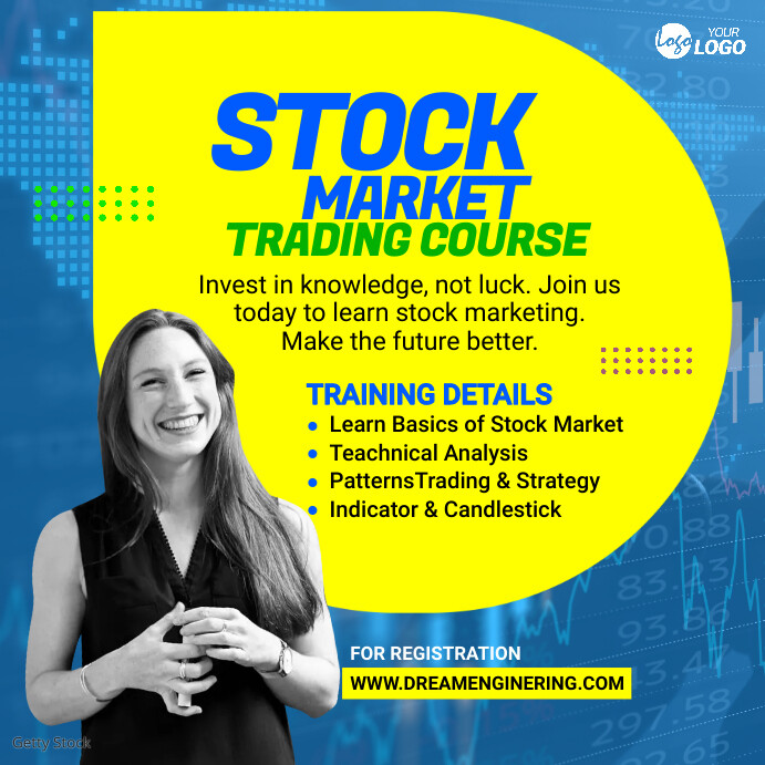 Copy of Stock Market Course Post | PosterMyWall