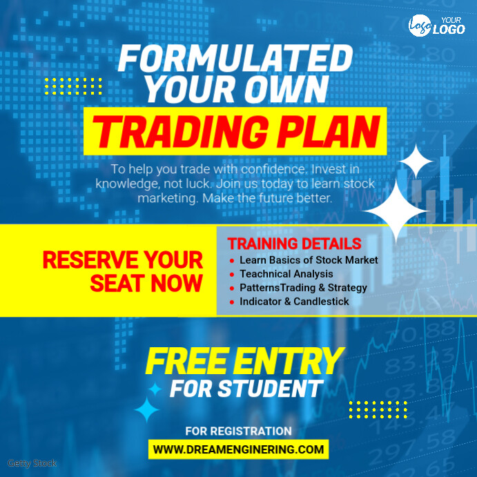 Copy of Stock Market Course Post | PosterMyWall