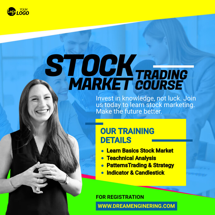 Stock Market Training Course Ad Template | PosterMyWall