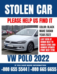 stolen Flyer (US Letter) template