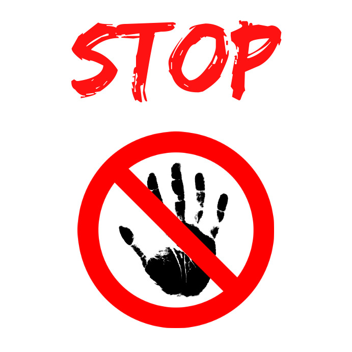 Stop (Sticker/Logo) Wpis na Instagrama template