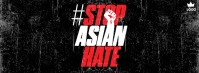 Stop Asian Hate Copertina Facebook template