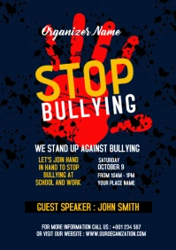 Stop Bullying A4 template