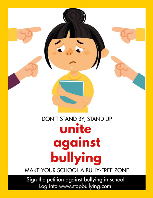 STOP BULLYING Template PosterMyWall