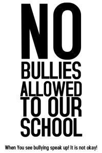840 School Bully Customizable Design Templates Postermywall
