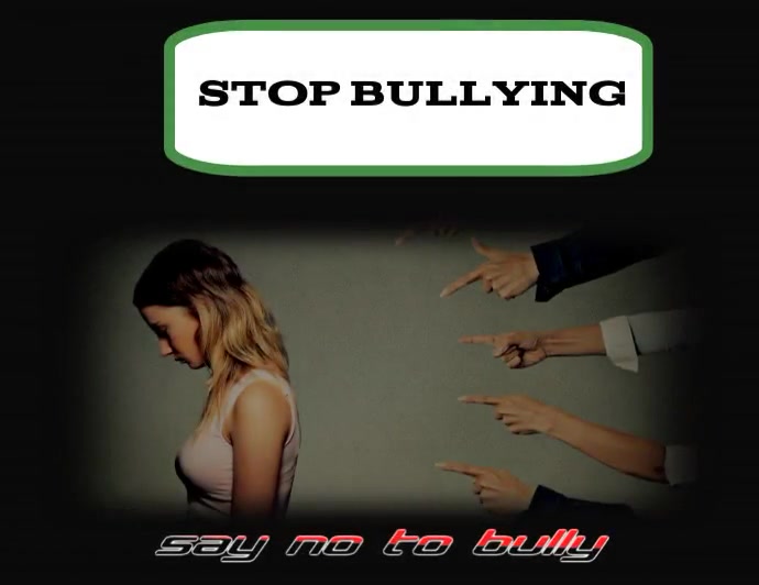 Stop Bullying Flyer (us Letter) template