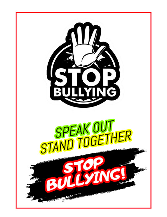Stomp Out Poster Stomp Out Bullying Logo