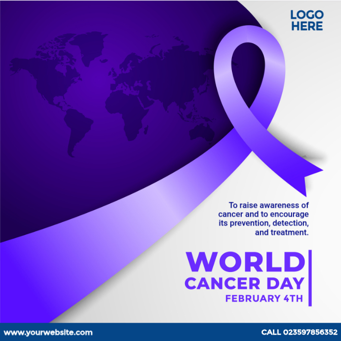 Stop Cancer Ads Template | PosterMyWall
