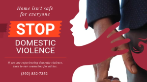 粉色 Domestic Violence Awareness Facebook Cover Video Template