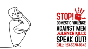 Stop Domestic Violence Video Digitalt display (16:9) template
