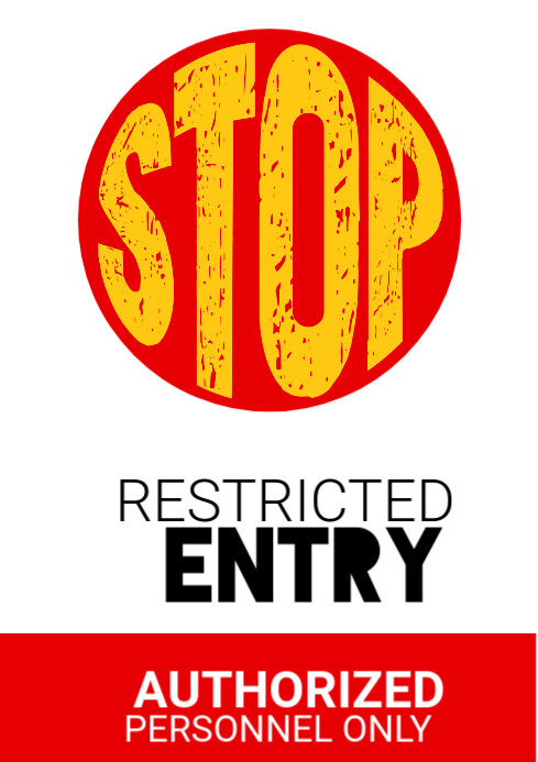 Stop Notice Example Stop Notice Template | PosterMyWall