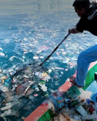 Stop Plastic Pollution | Save Our Oceans & Environment Instagram Portrait template