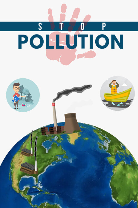Copy of Stop Pollution poster | PosterMyWall