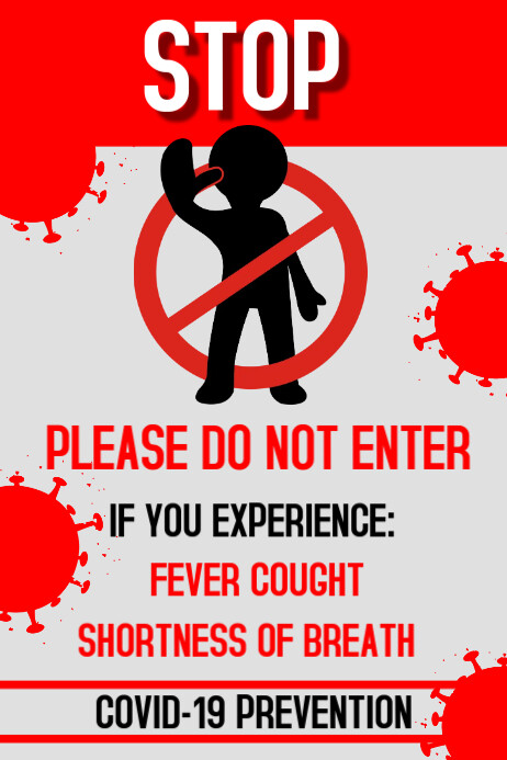 Stop Rework Posters STOP POSTER Template | PosterMyWall