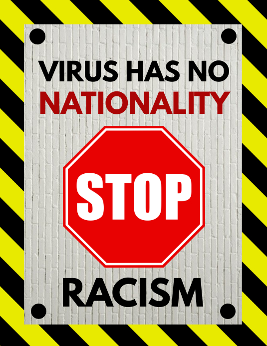 STOP RACISM Template | PosterMyWall
