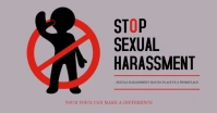 Stop Sexual Harassment Facebook Shared Image template