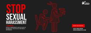 Stop Sexual Harassment Facebook-coverfoto template